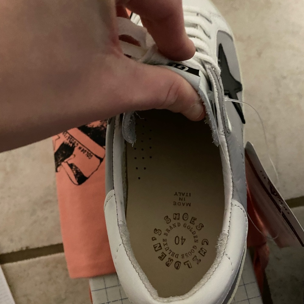SALE Golden goose leather superstar sneakers - Picture 6 of 7